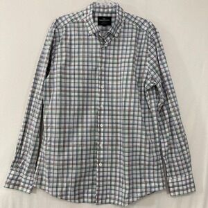 Rodd & Gunn Button Down Large Multicolor Plaid Sports Fit Woven In Italy Cotton